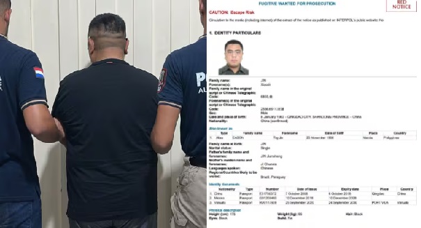 Paraguay no puede tramitar la extradición de ciudadano chino por falta de acuerdo diplomático