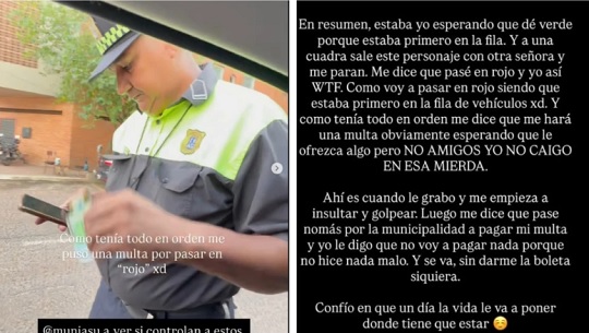 Joven acusa a la PMT de supuesta coima y agresión