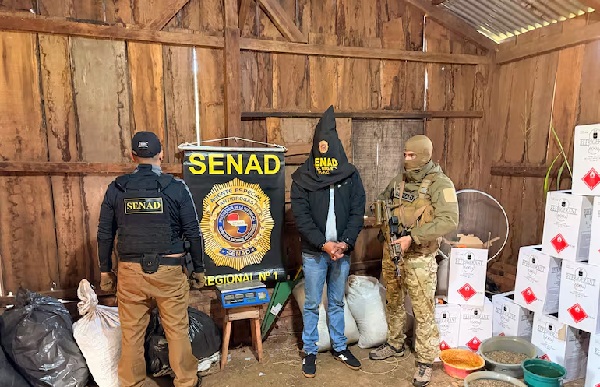 Narcotráfico en Amambay: desmantelan laboratorios