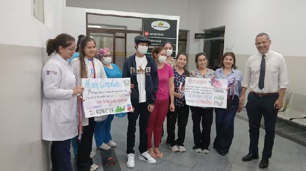 Acosta Ñu otorga el alta a joven trasplantado del corazón