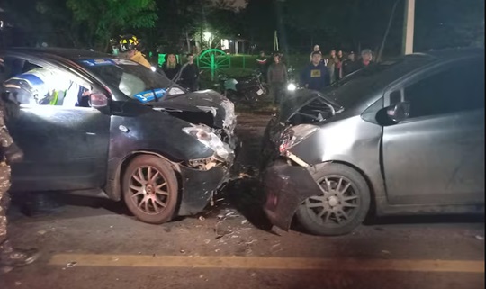 Cuatro heridos tras choque en J. A. Saldívar