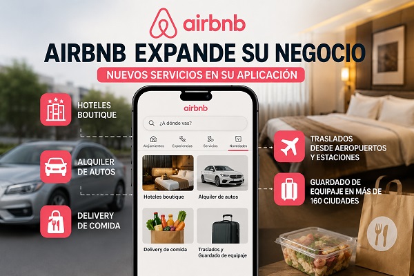 Airbnb suma nuevos servicios para viajeros