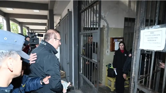 Erico Galeano ya está preso en la ex Tacumbú