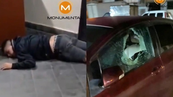 Fue a pedir auxilio, rompió medio cuartel y se durmió