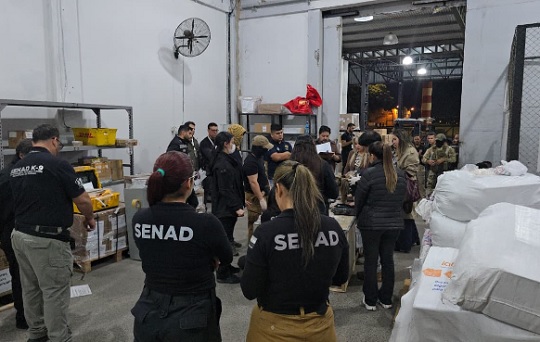 SENAD incauta marihuana premium que llegó desde EE.UU en Luque