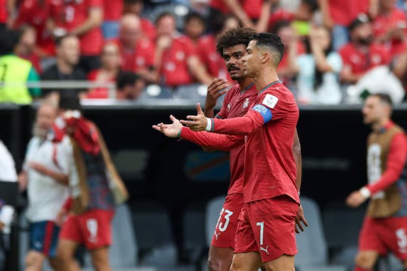 Sorpresivo empate de Portugal en su debut mundialista