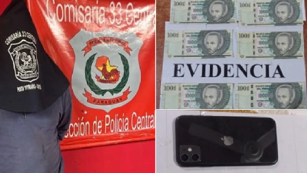 Vendió su celular y recibió G. 1 millón en billetes falsos