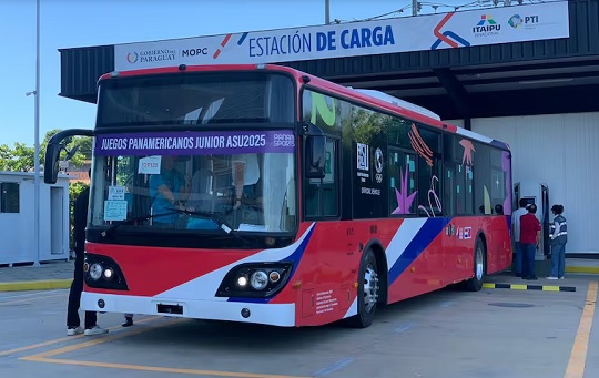 Buses eléctricos unirán Itauguá y Lambaré con 40 nuevas unidades
