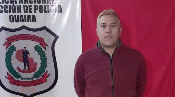 Se entregó en Guairá el policía implicado en el millonario golpe a bancos de Santa Rita