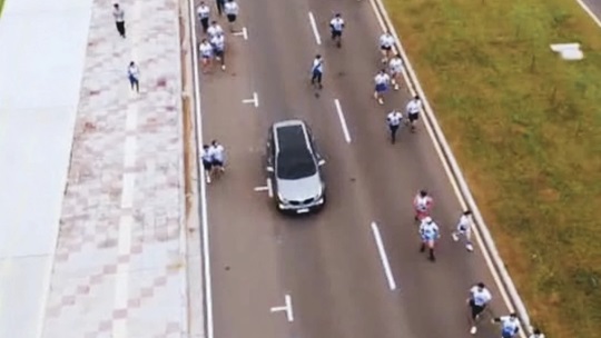 Persecución y tiroteo en la Costanera durante una maratón