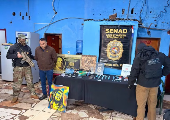 SENAD incauta drogas en pabellón cristiano de la cárcel de Ciudad del Este