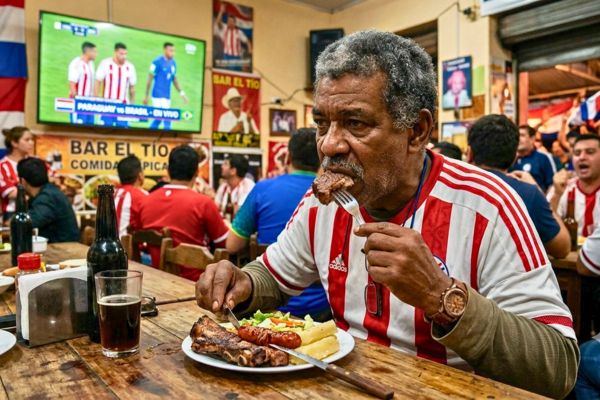 Hombre fallece tras sufrir un presunto atragantamiento mientras veía el partido de Paraguay