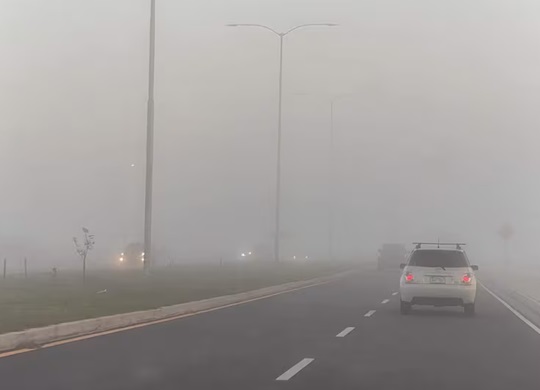 Martes con intenso frío y neblina en gran parte del país