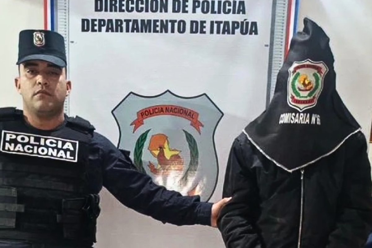Detienen a un hombre por presunta agresión con aceite caliente a su pareja en Itapúa