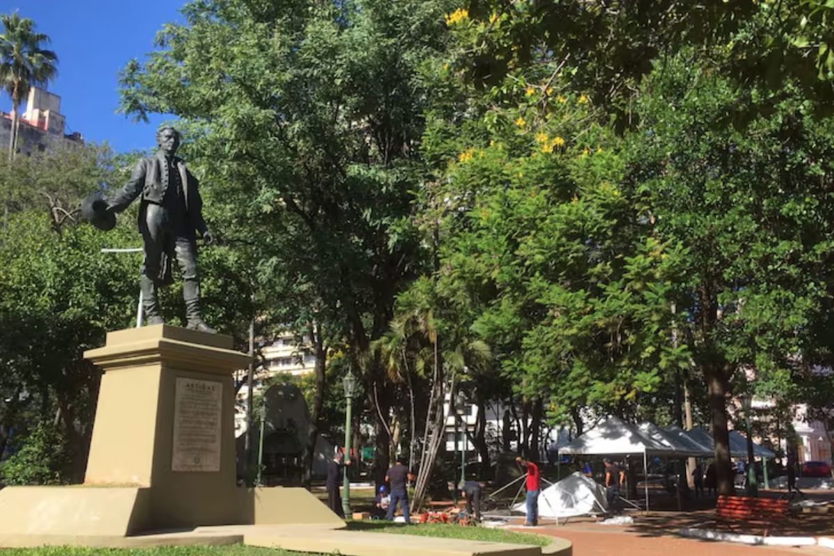 ¿Se talarán 37 árboles en la Plaza Uruguaya?