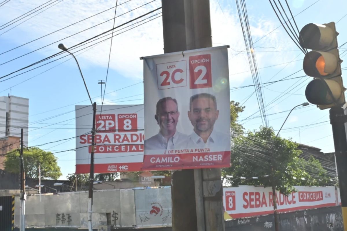 Propaganda electoral sigue en Asunción pese al pedido de retiro de la Junta Municipal