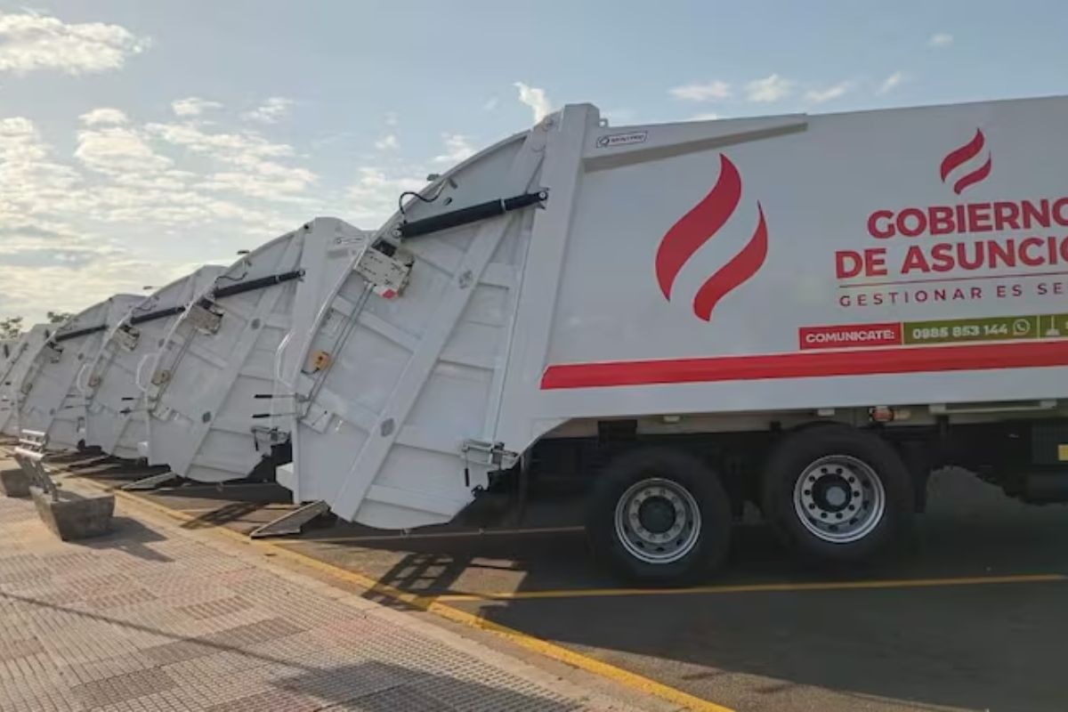 Concejal denuncia que camiones recolectores nuevos de Asunción ya presentan desperfectos