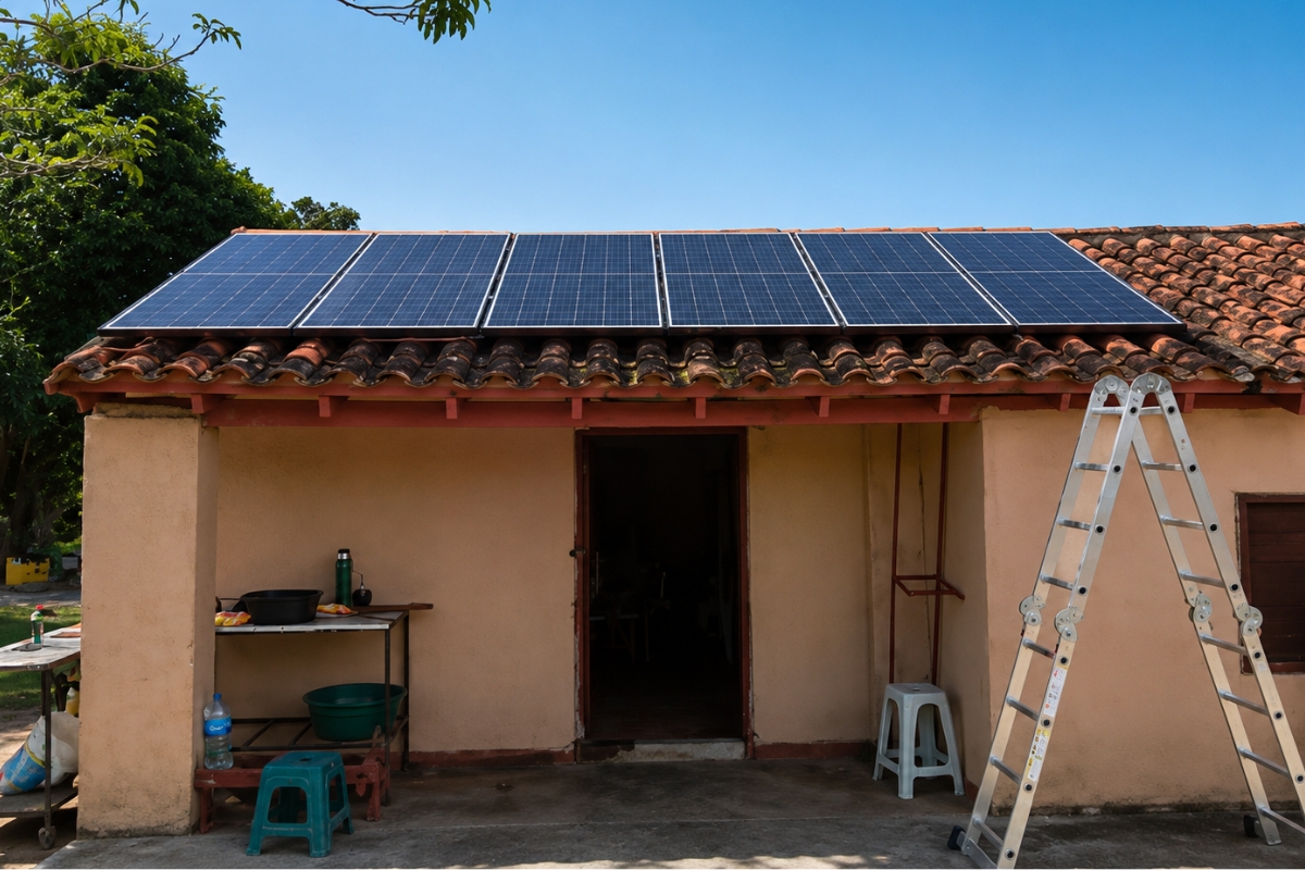 Escuela de Banco’i inaugura energía solar gracias a una cadena solidaria